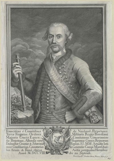 Franz count Nadasdy-Nadasd-Fogaras by Artist Unknown