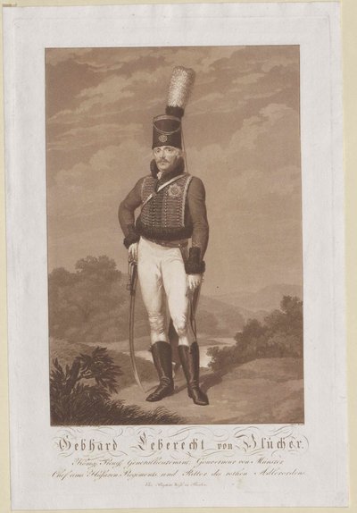 Gebhard Lebrecht Bluecher by Artist Unknown
