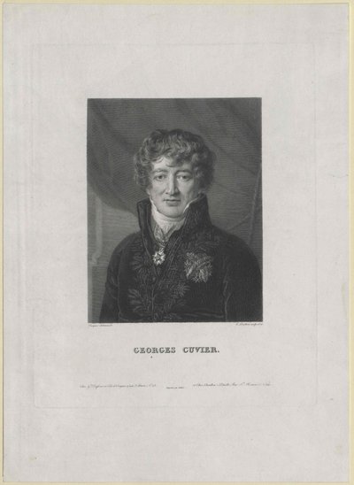 Georg Cuvier (baskı) by Artist Unknown