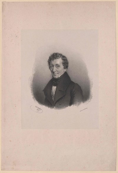 Giacomo Meyerbeer (baskı) by Artist Unknown