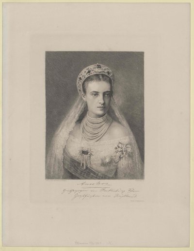 Rusya Büyük Düşesi Anastasia Mikhailovna by Artist Unknown