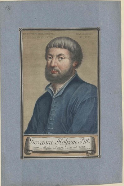 Hans Holbein (baskı) by Artist Unknown