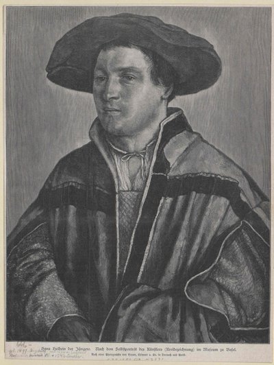 Hans Holbein (baskı) by Artist Unknown