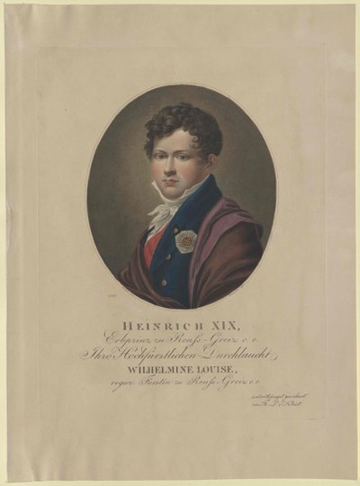 Heinrich Kont Reuss zu Greiz by Artist Unknown