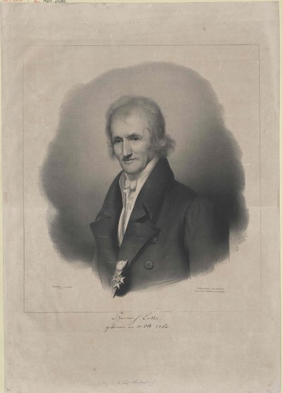 Heinrich von Cotta (baskı) by Artist Unknown