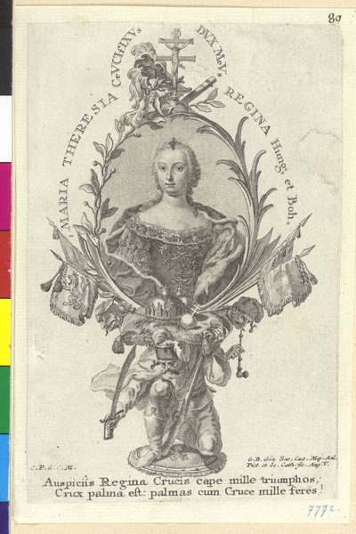 Kutsal Roma İmparatoriçesi Maria Theresa by Artist Unknown