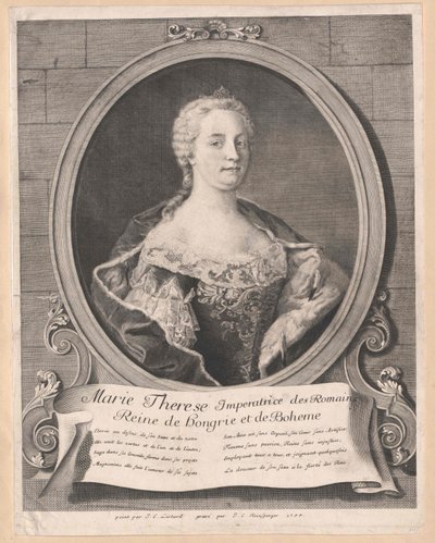 Kutsal Roma İmparatoriçesi Maria Theresa by Artist Unknown