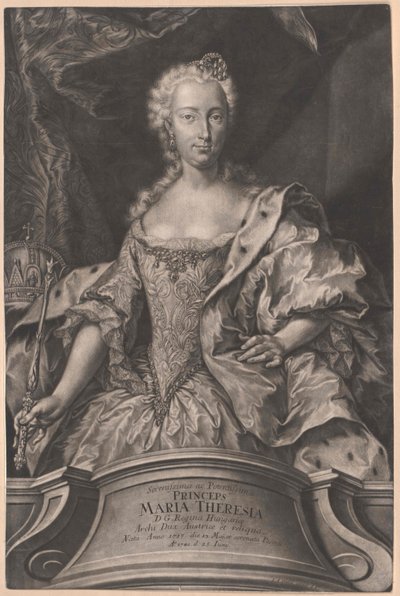 Kutsal Roma İmparatoriçesi Maria Theresa by Artist Unknown