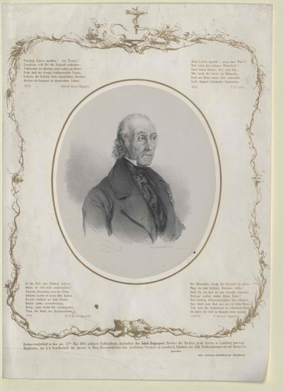 Jakob Rappaport (baskı) by Artist Unknown
