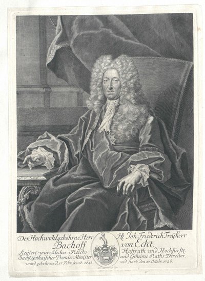 Gerçekçi Johann Frederick Baron Bachoff by Artist Unknown