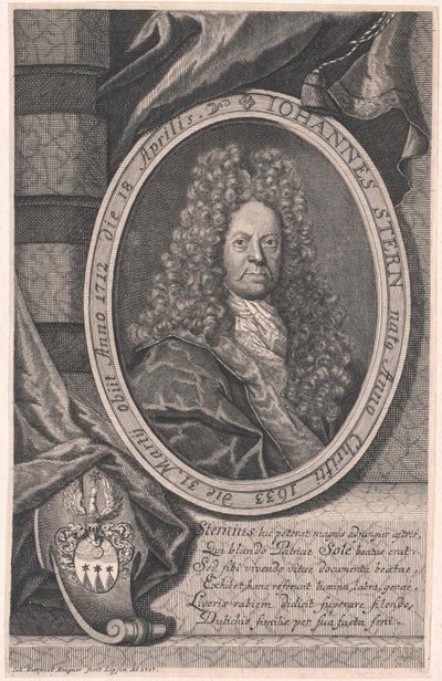 Johannes Stern (baskı) by Artist Unknown