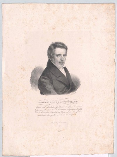 Joseph Baron Wattmann-Maelcamp-Beaulieu (baskı) by Artist Unknown