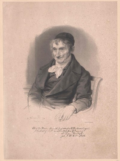 Karl Lebrecht Krutzsch (baskı) by Artist Unknown