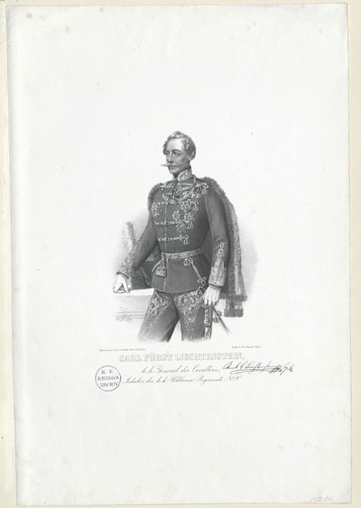 Liechtenstein Prensi Karl by Artist Unknown