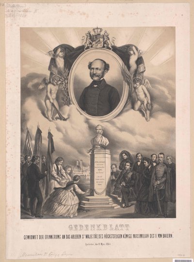 Bavyera Kralı Maximilian II by Artist Unknown