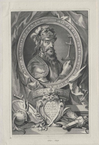 İngiltere Kralı Edward III (baskı) by Artist Unknown