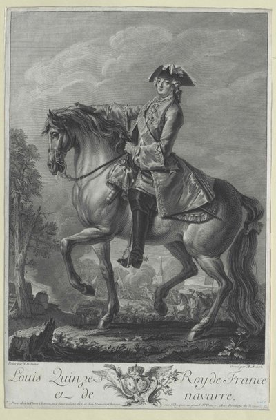 Fransa Kralı Louis XV by Artist Unknown