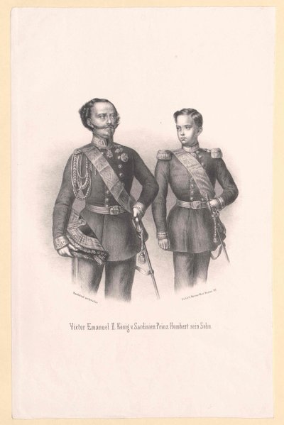 İtalya Kralı Victor Immanuel II by Artist Unknown