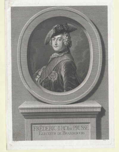 Prusya Kralı Frederic II by Artist Unknown