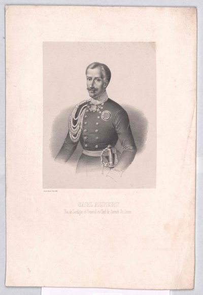 Sardinya Kralı Charles Albert by Artist Unknown