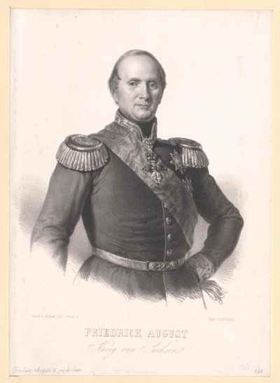 Saksonya Kralı Frederick August II by Artist Unknown