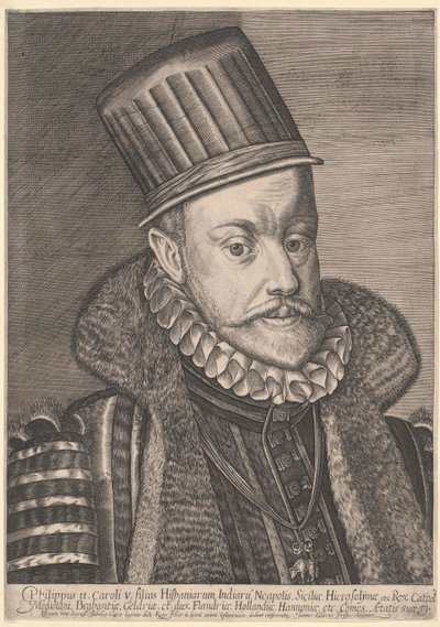 İspanya Kralı Philipp II by Artist Unknown