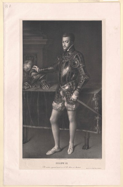 İspanya Kralı Philipp II by Artist Unknown