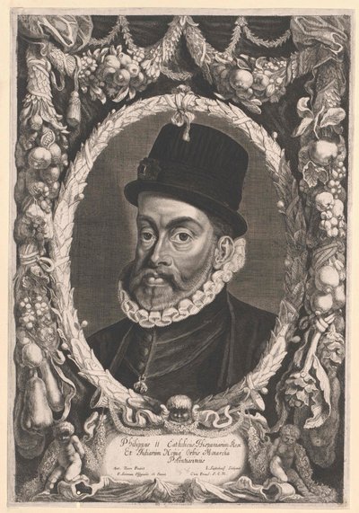 İspanya Kralı Philipp II by Artist Unknown