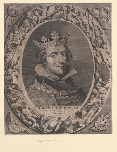 İspanya Kralı Philipp IV by Artist Unknown