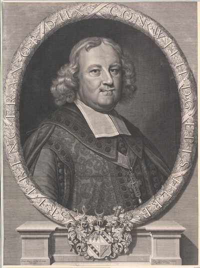Konrad Wilhelm von Wernau (baskı) by Artist Unknown