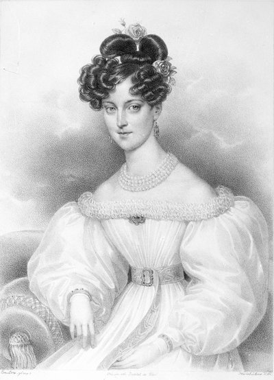 Marie Charlotte +1841 Kerpen baronesi by Artist Unknown