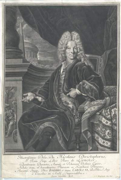 Nicolaus Christoph baron von Lyncker by Artist Unknown