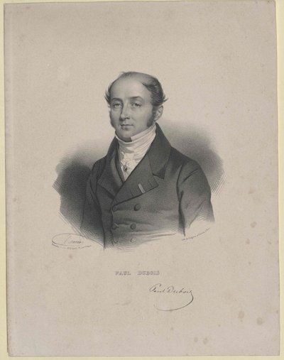 Paul Baron Dubois (baskı) by Artist Unknown