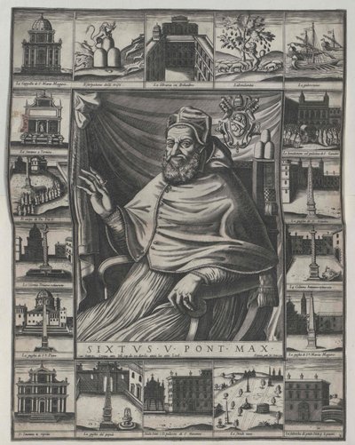 Papa V. Sixtus. by Artist Unknown