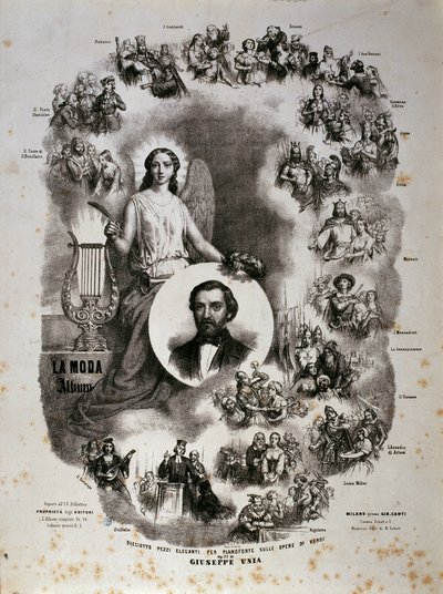 Operalarından sahneler içeren afiş (poster) by Artist Unknown