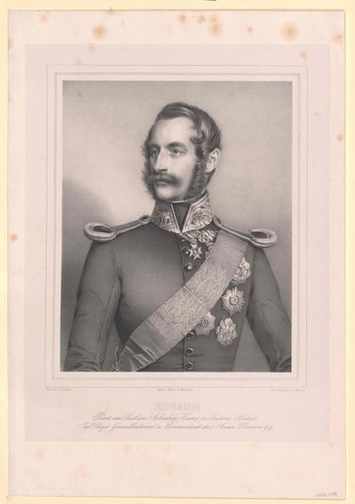 Saxe Altenburg Prensi Eduard by Artist Unknown