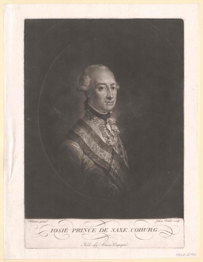 Saxe Coburg-Saalfeld Prensi Frederic Josiah by Artist Unknown