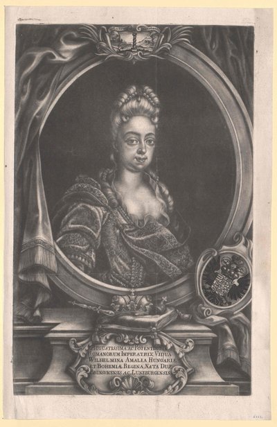 Brunswick-Lueneburg Prensesi Wilhelmine Amalie by Artist Unknown