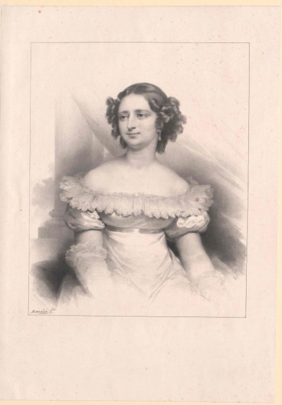 Holstein-Sonderburg-Augustenburg Prensesi Caroline by Artist Unknown
