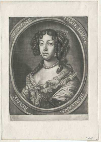 Orl0061006es Prensesi Mary Louise (baskı) by Artist Unknown