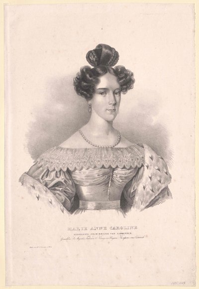Savoyen-Sardinien Prensesi Maria Anna by Artist Unknown