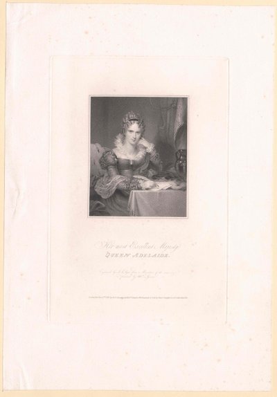 Saxe-Meiningen Prensesi Adelaide by Artist Unknown