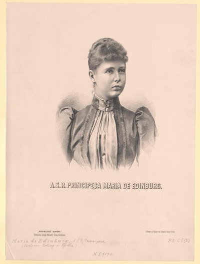 Saxe- Coburg-Gotha Prensesi Mary by Artist Unknown