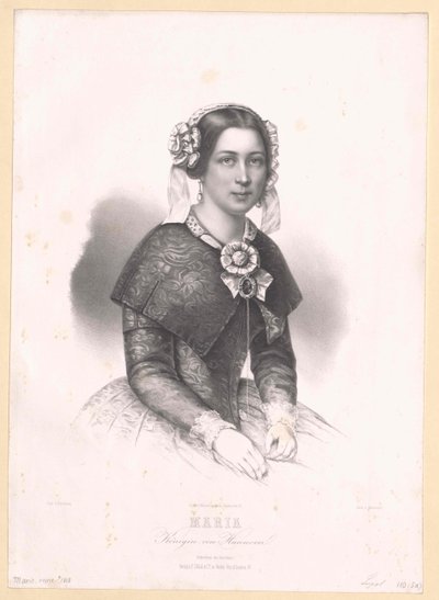 Saxe Altenburg Prensesi Marie by Artist Unknown