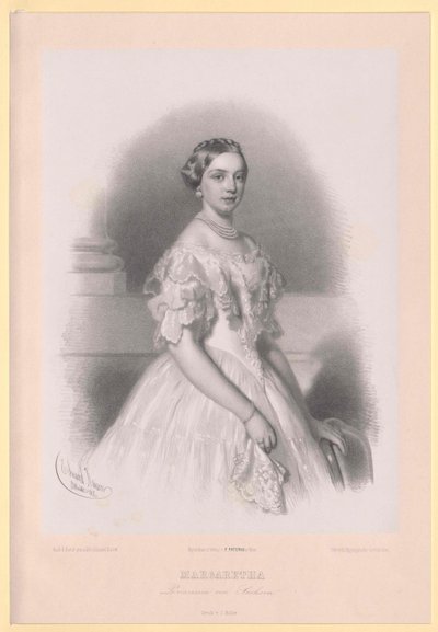 Saksonya Prensesi Margaret by Artist Unknown