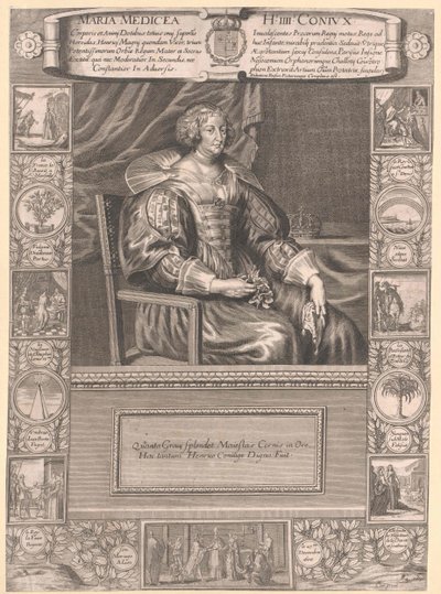 Toskana Prensesi Maria de "Medici by Artist Unknown