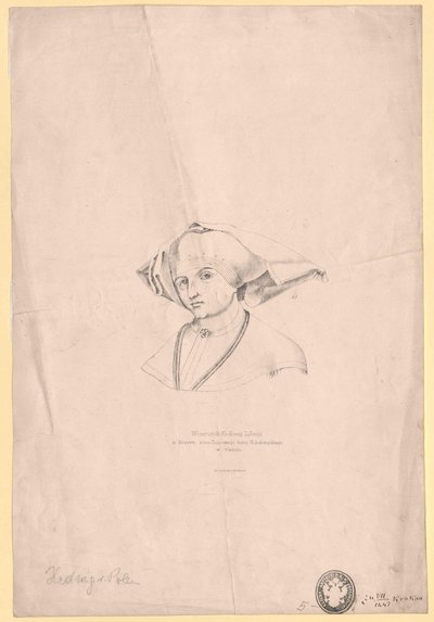 Polonya Kraliçesi Jadwiga by Artist Unknown