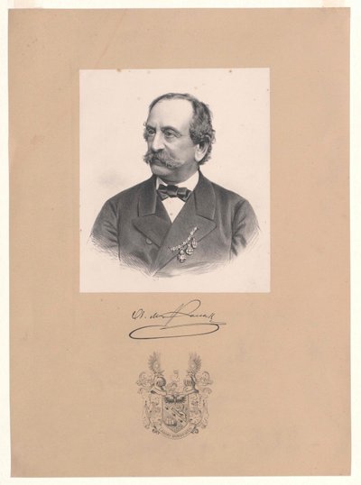 Ritter von Rudin Pollak (baskı) by Artist Unknown