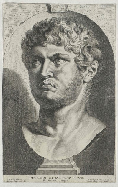 Roma imparatoru Nero (baskı) by Artist Unknown