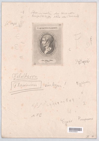 Titus Quinctius Flaminius (baskı) by Artist Unknown